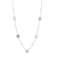 Collar Rosato Mujer Gaia in Plata RZGA65